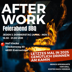 After Work am 16.10.2025 BBQ & Kamin